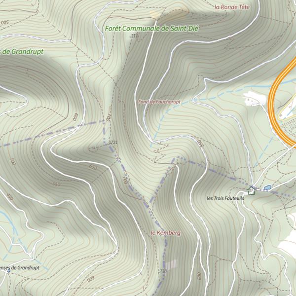 Plan cartographique de Ru de Foucharupt