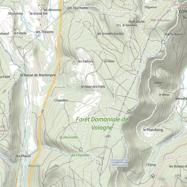 Plan cartographique de Ru de la Goulle