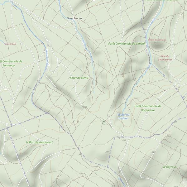 Plan cartographique de Ru de la Grande Roye