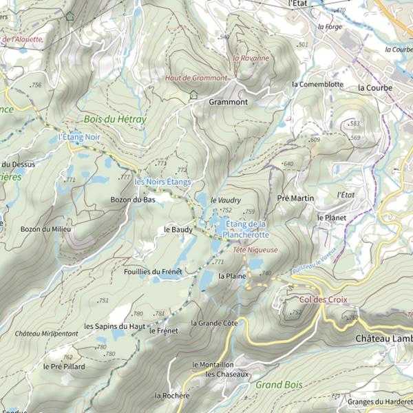 Plan cartographique de Ru de l'Etat