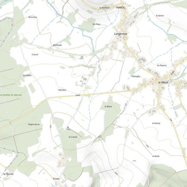Plan cartographique de Ru de l'Illon