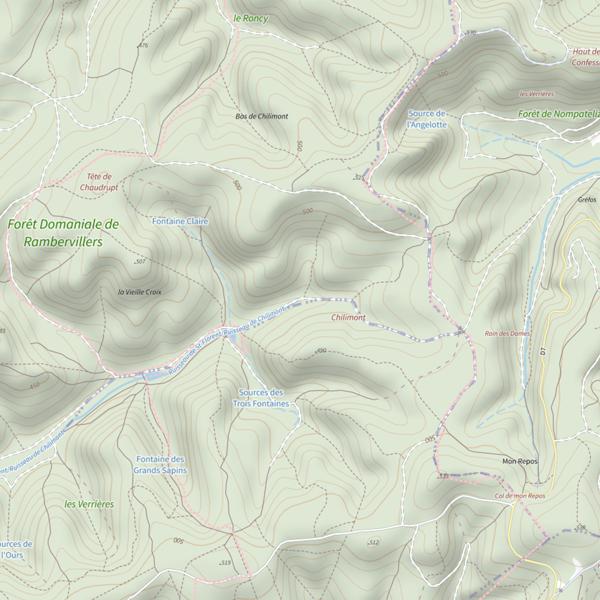 Plan cartographique de Ru de St-Florent