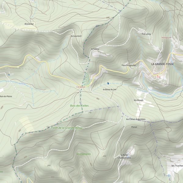 Plan cartographique de Ru de Ste-Catherine