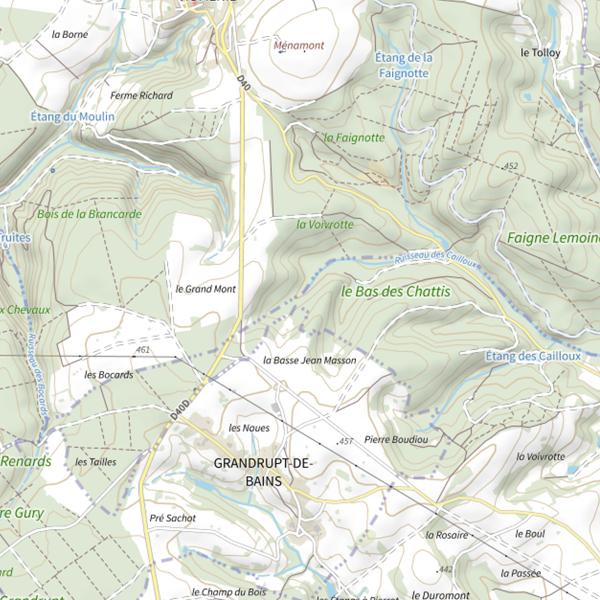 Plan cartographique de Ru des Cailloux