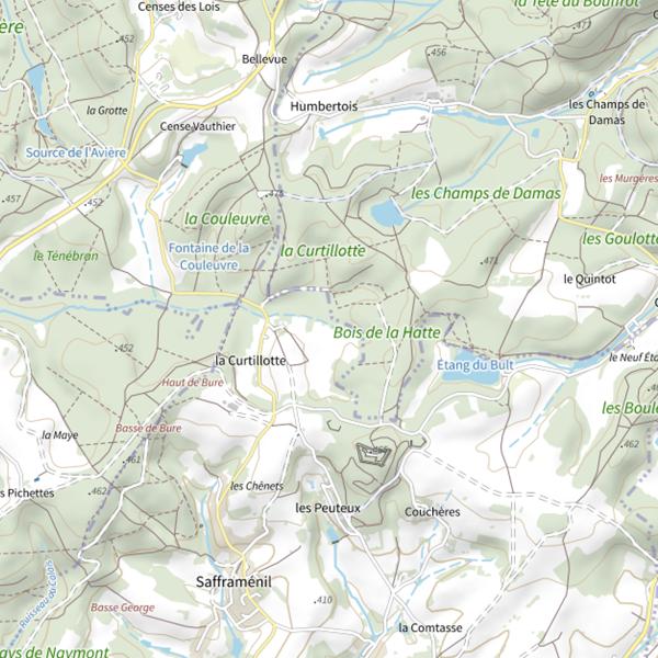 Plan cartographique de Ru des Colnots