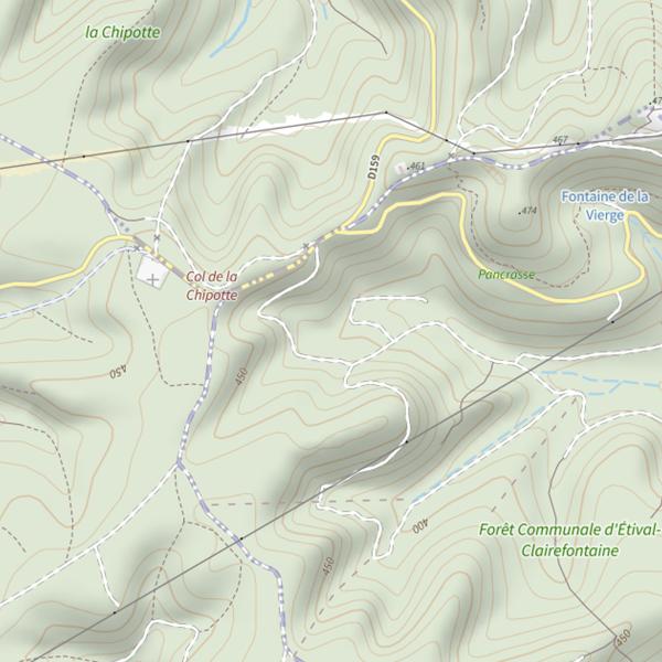 Plan cartographique de Ru des Vieux Pres