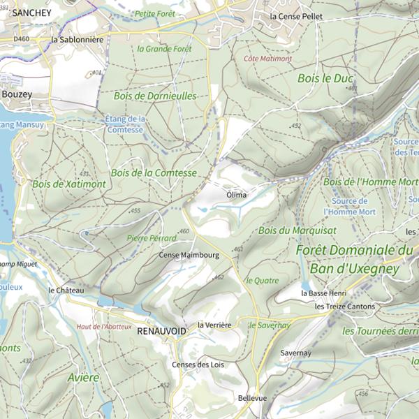 Plan cartographique de Ru d'Olima