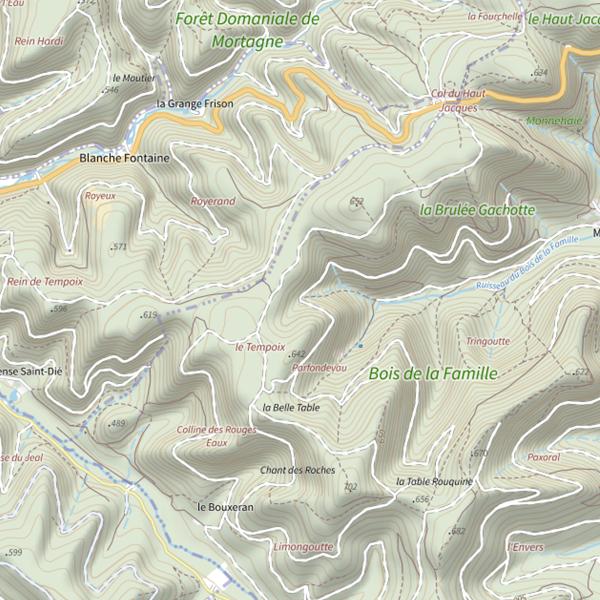 Plan cartographique de Ru du Bois de la Famille