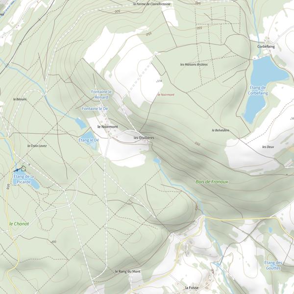 Plan cartographique de Ru du Hallot