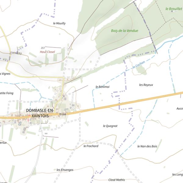 Plan cartographique de Ru le Cochon