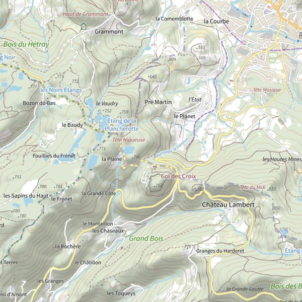 Plan cartographique de Ru le Vaxeux