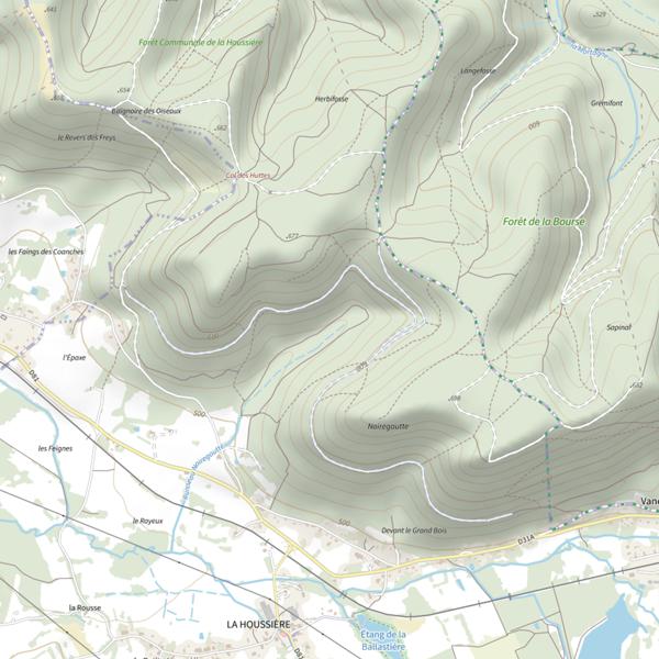 Plan cartographique de Ru Noiregoutte