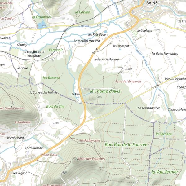 Plan cartographique de Ru Thu