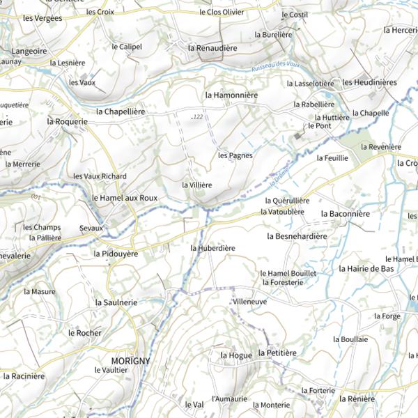 Plan cartographique de Ruisseau de la Plaine