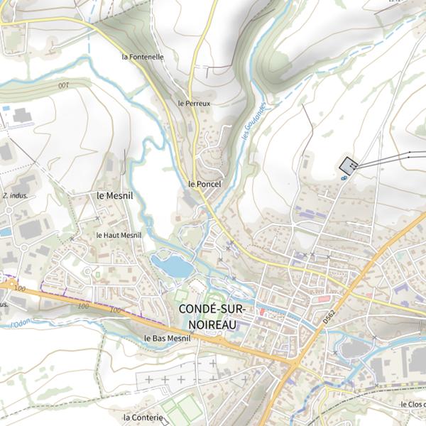 Plan cartographique de Ruisseau Les Goulandes