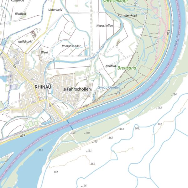 Plan cartographique de Saint-Julien's-Loch