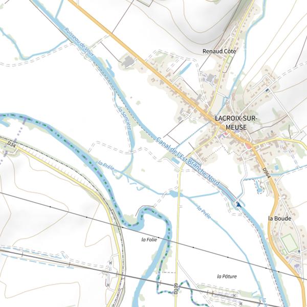 Plan cartographique de Sammiellois