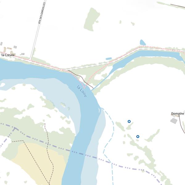 Plan cartographique de Secteur de pêche de Charrin