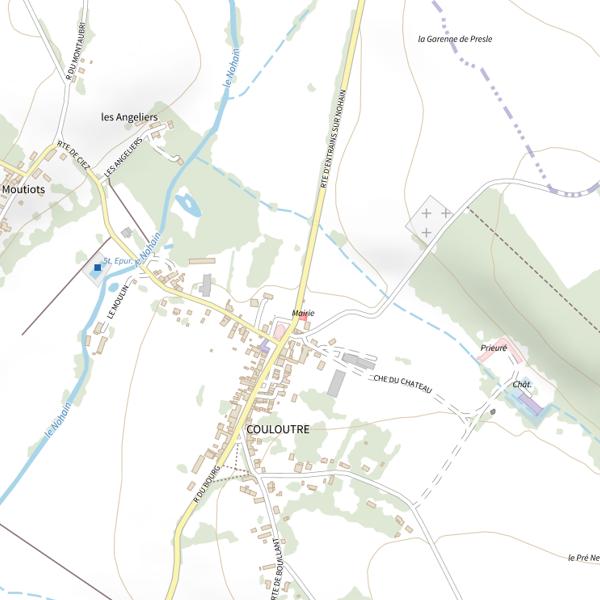 Plan cartographique de Secteur de pêche de Couloutre