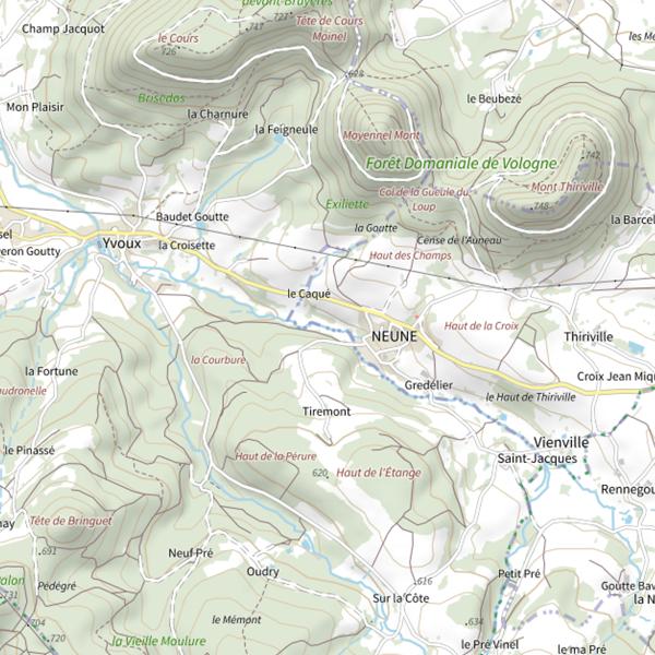 Plan cartographique de Secteur de pêche de Vienville