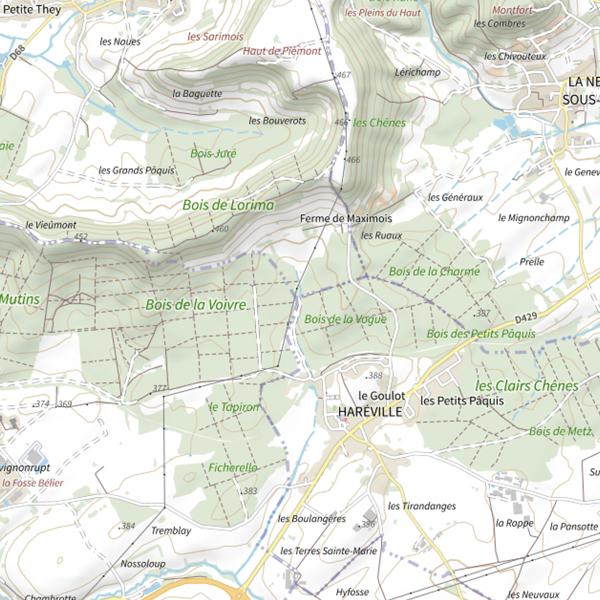 Plan cartographique de Secteur de pêche d'Haréville