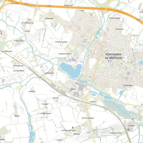 Plan cartographique de St Eloi