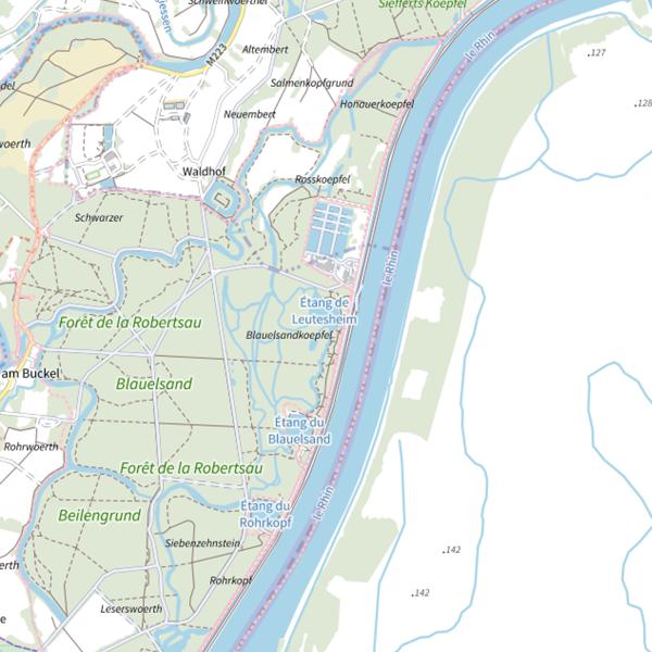 Plan cartographique de Stellenwoog