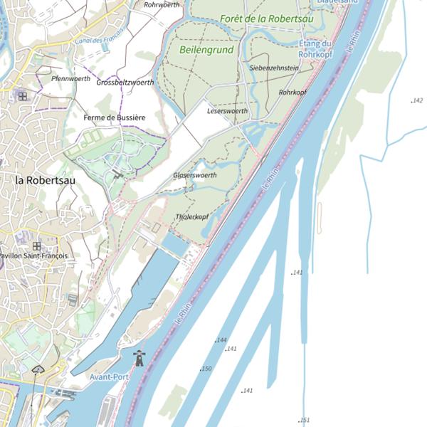 Plan cartographique de Thalerkopf