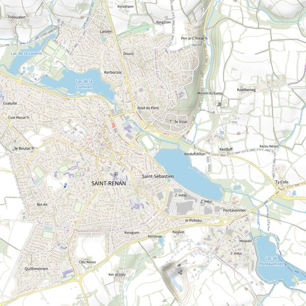 Plan cartographique de Ty Colo