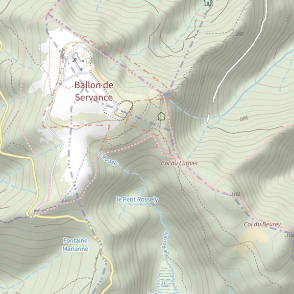 Plan cartographique de Urne