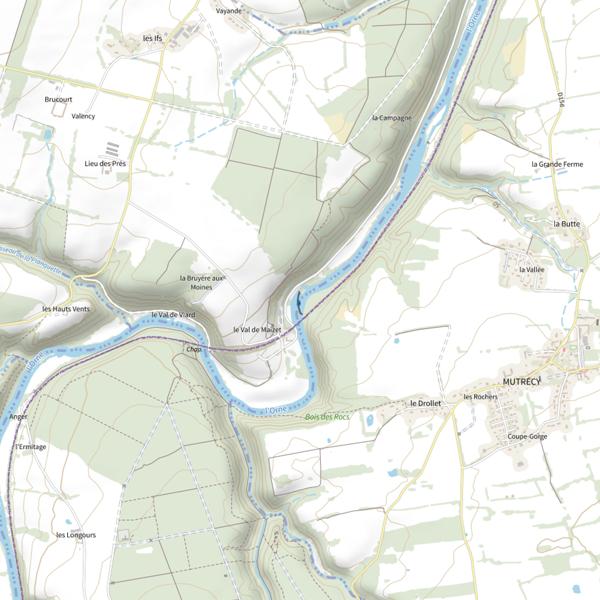 Plan cartographique de Val de Maizet