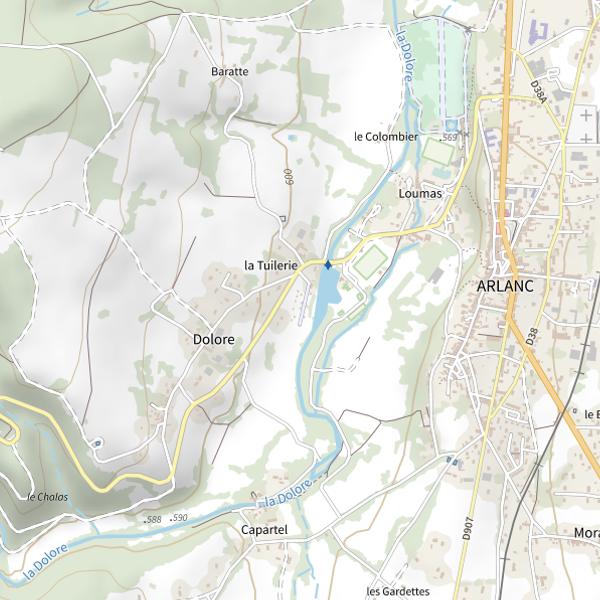 Plan cartographique de Village pour la Terre