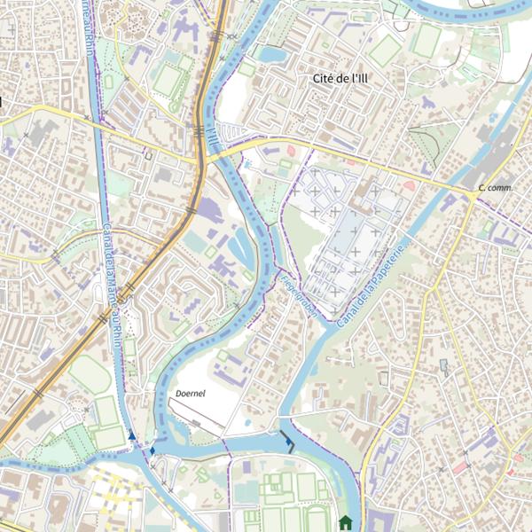 Plan cartographique de Ziegelgraben