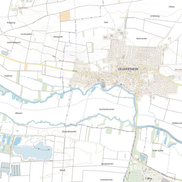 Plan cartographique de Zornmatt