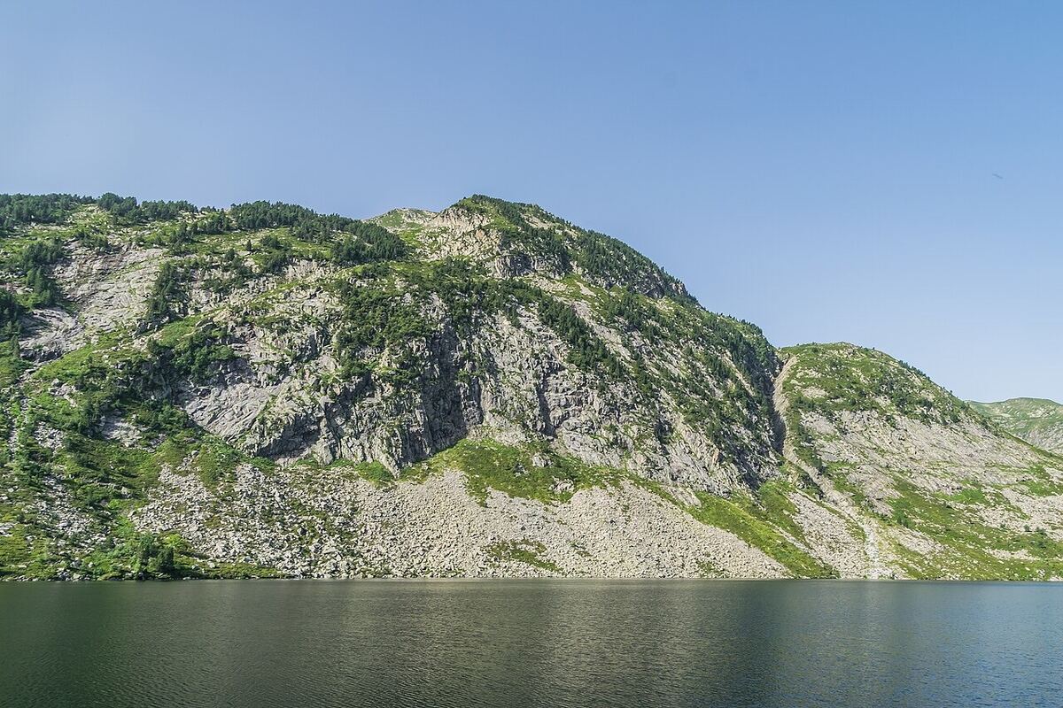 Vue aérienne des environs de Auzat