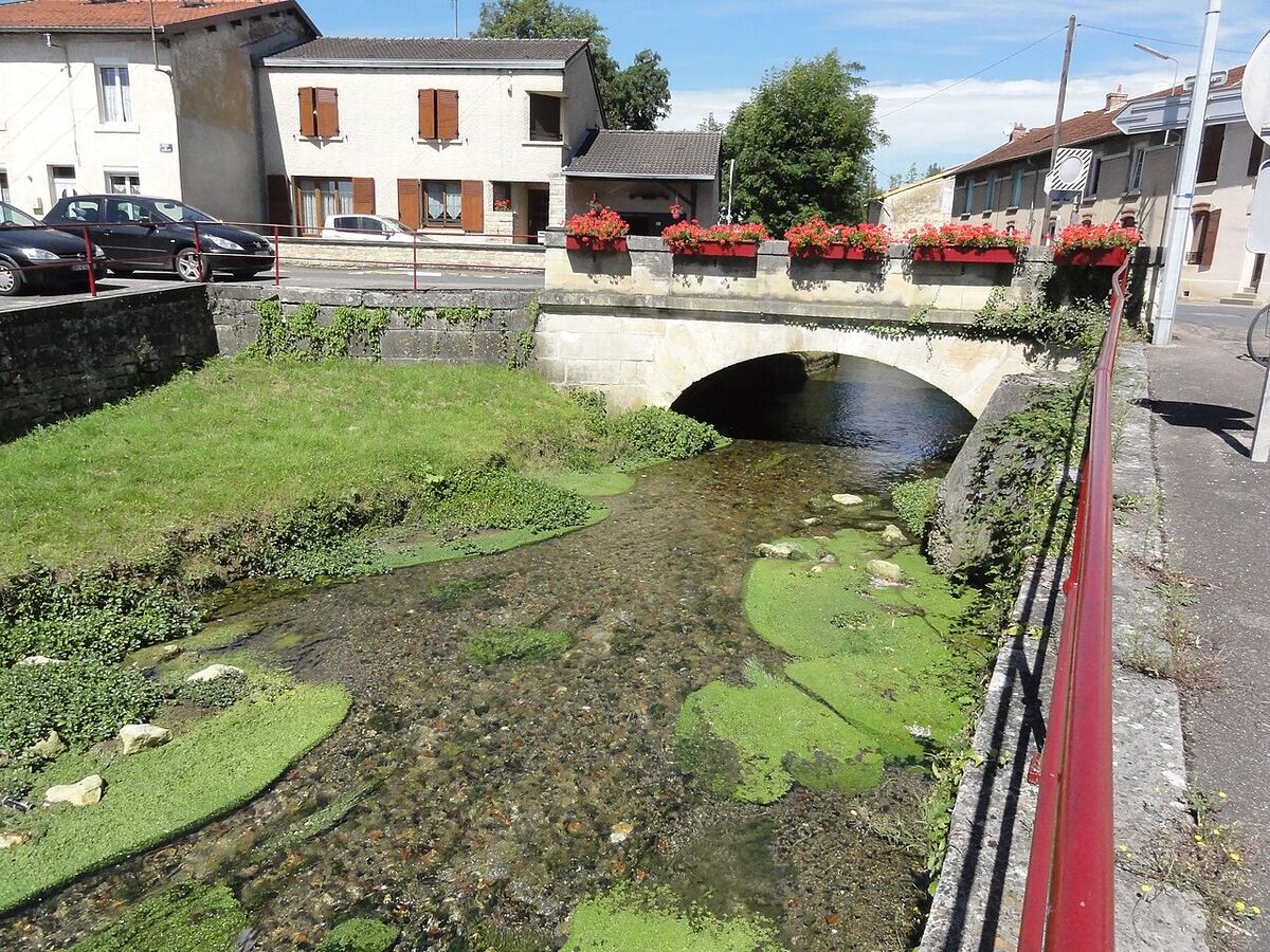 Vue aérienne des environs de Cousances-les-Forges