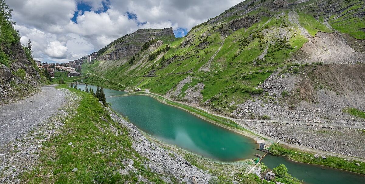 Environs de Lac d'Avoriaz, photographiés à 64 m