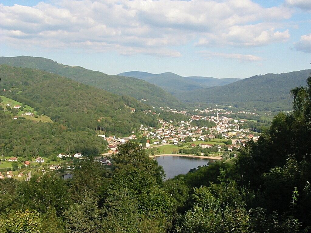 Vue aérienne des environs de Saulxures-sur-Moselotte