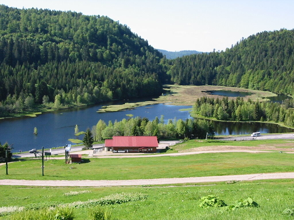 Vue aérienne des environs de La Bresse