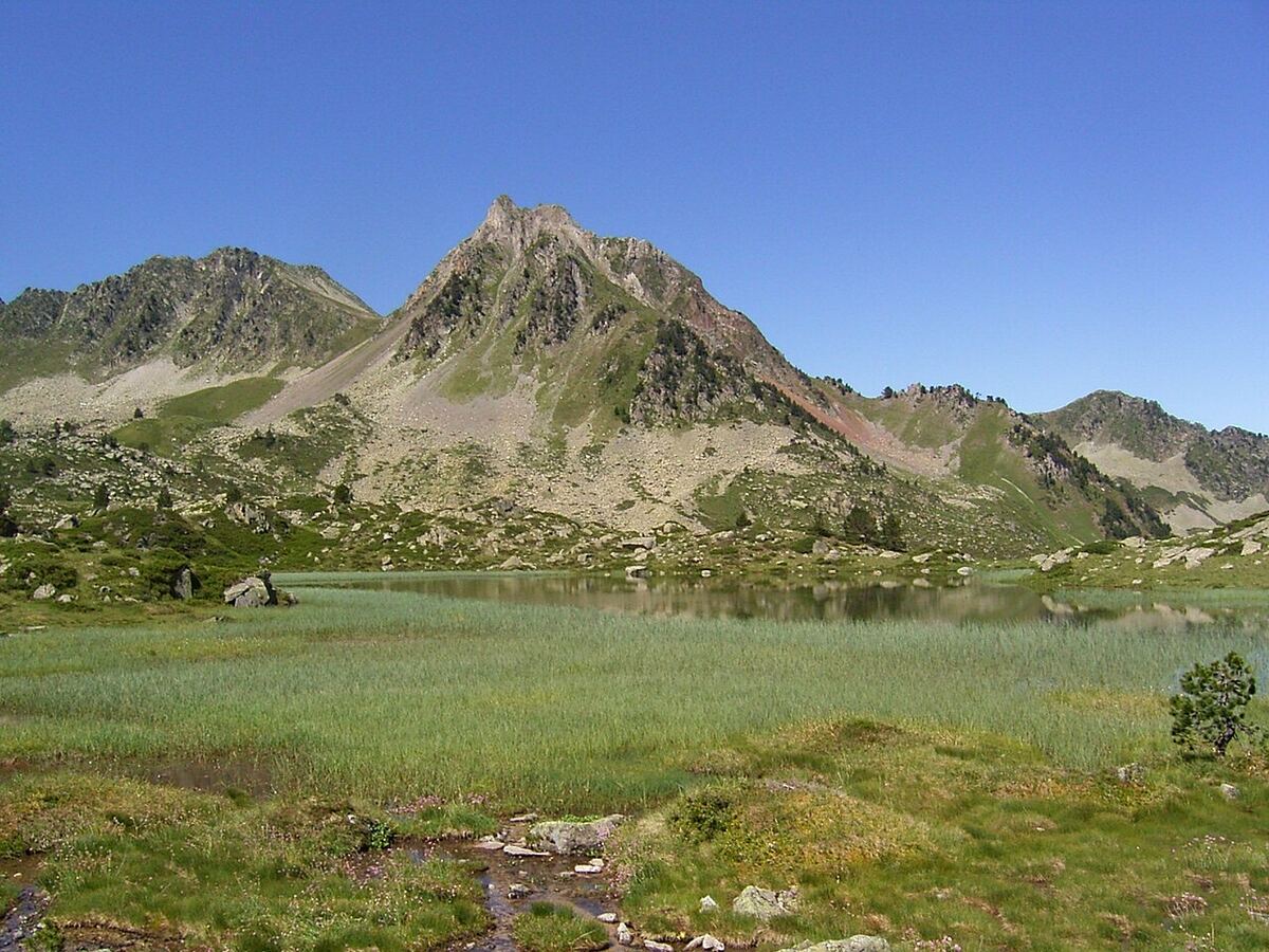 Environs de Lac Dera Yunco ou de la Jonquère, photographiés à 17 m
