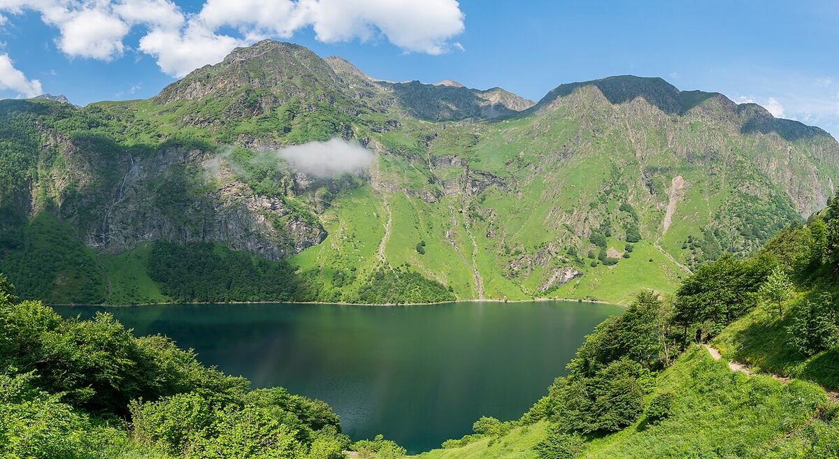 Environs de Lac d'Oô (Oô), photographiés à 52 m